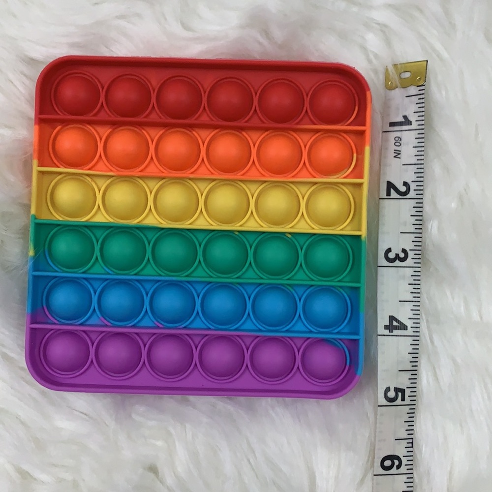 NEW Set of 4 Pop It Toys Rainbow - Picture 3 of 6